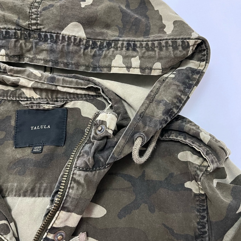Talulula Aritzia Y2K 2000s Camo Jacket Size XXXS - Picture 10 of 13